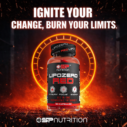 Lipozero Red Extreme Potency – Thermogenic Metabolism & Energy Support – 90 Capsules