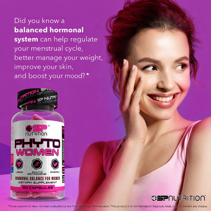 PHYTO WOMEN – Hormonal Balance, Stress Relief & Menopause Support (90 Capsules)