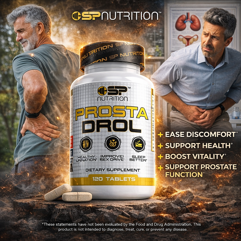 ProstaDrol + TestoDrol + Immune Protector + OMEGA 1000 FREE – Male Vitality, Prostate & Immune Support System