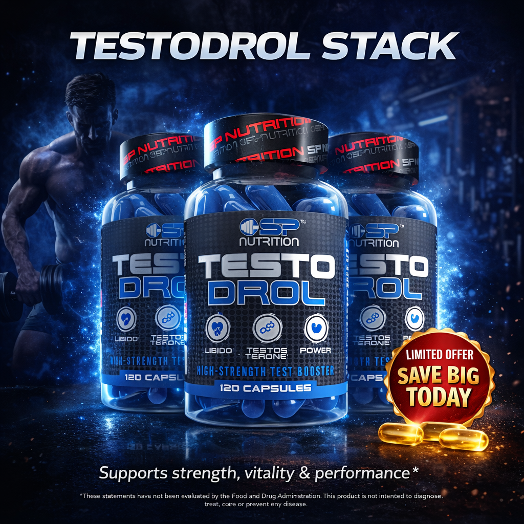 TESTO TRIPLE KIT – Maximum Strength Testosterone Support & Performance Formula
