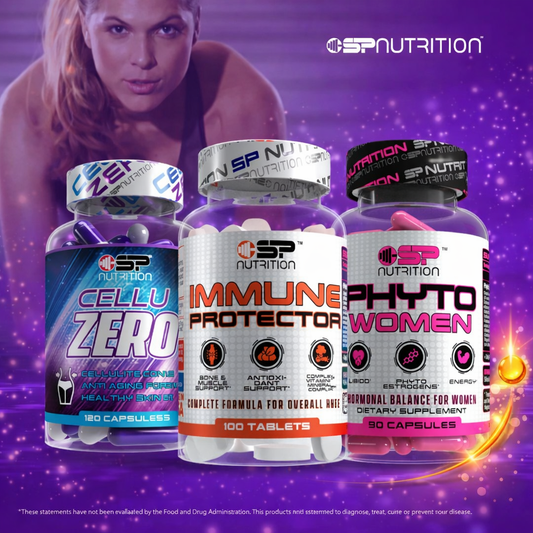 PHYTO WOMEN + Immune Protector + CELLUZERO + OMEGA 1000 FREE – Female Balance, Skin & Immune Wellness System