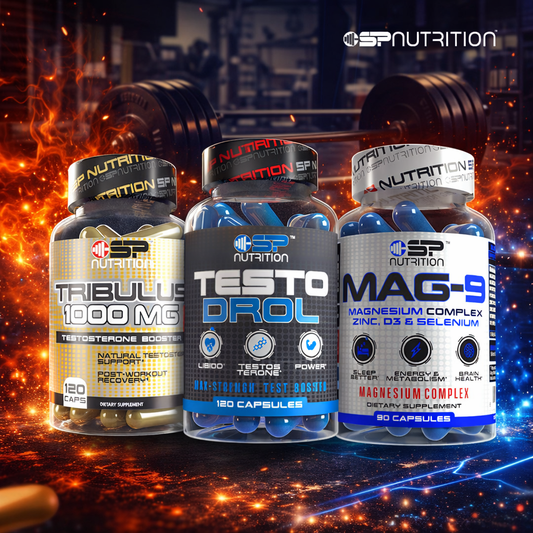 Tribulus + Testodrol + MAG-9 + NAD+ FREE – Male Vitality, Strength & Recovery System
