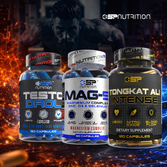 Tongkat Ali Intense + MAG-9 + TESTODROL + OMEGA 1000 FREE – Male Vitality, Strength & Performance System