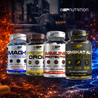 Tongkat Ali Intense + Immune Protector + ProstaDrol + MAG-9 + NAD+ FREE – Elite Male Vitality, Prostate & Immune System