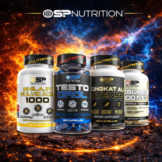 Shilajit Fulvic Acid 1000 + TestoDrol + Tongkat Ali Intense + Tribulus 1000 + OMEGA 1000 FREE – Extreme Male Vitality & Performance System