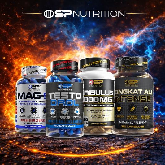 TONGKAT ALI INTENSE + TESTODROL + TRIBULUS + MAG 9 + OMEGA 1000 FREE