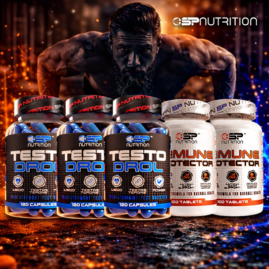 3 TESTODROL + 2 IMMUNE PROTECTOR – Combo Bestia Performance & Immune Support System