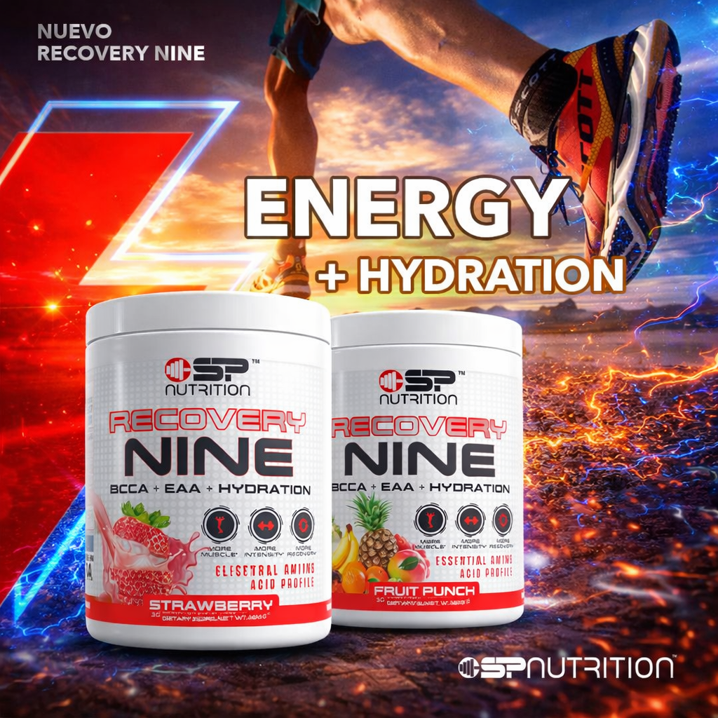 RECOVERY NINE – BCAA + EAA + Hydration Recovery Formula, 30 Servings (360 g)