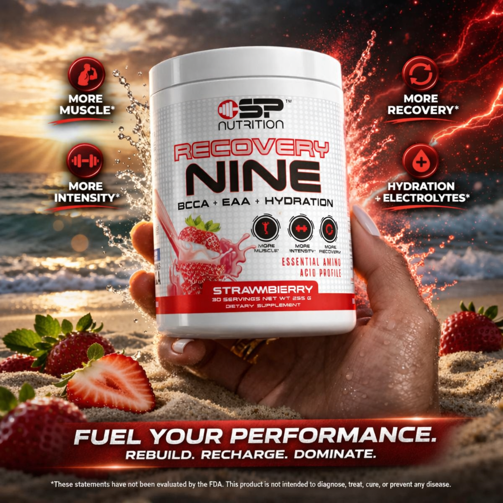 RECOVERY NINE – BCAA + EAA + Hydration Recovery Formula, 30 Servings (360 g)