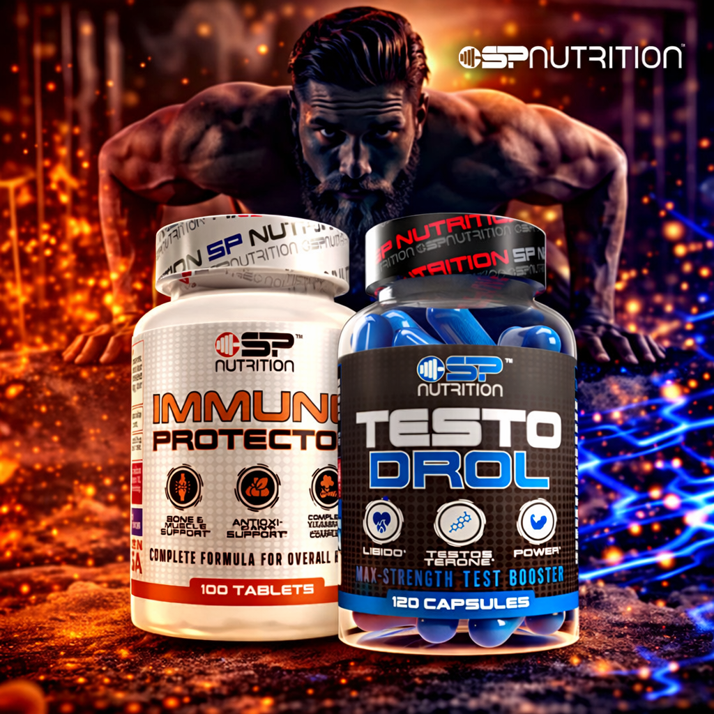 Testo Drol + Immune Protector – Male Vitality & Immune Support System