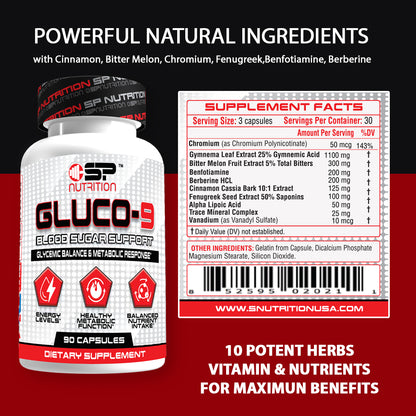 Gluco-9 – Advanced Metabolic & Blood Sugar Support Formula