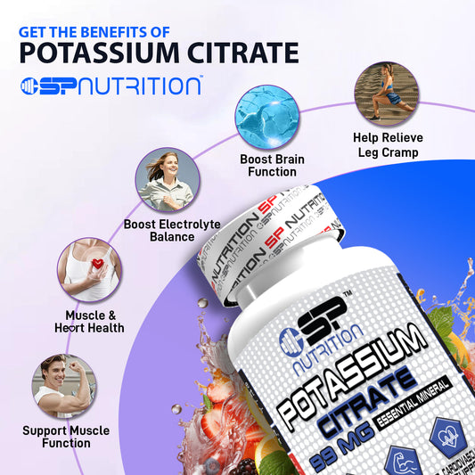Potassium Citrate 275mg Capsules – Supports Urinary & Heart Health, Prevents Kidney Stones, Easy Daily Supplement