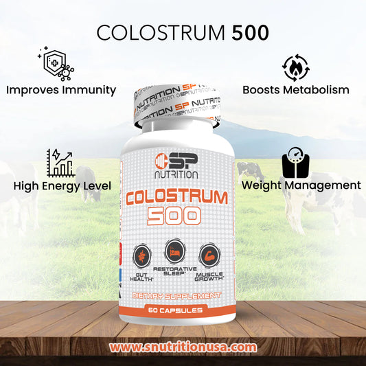 Colostrum 500MG Capsules – Immune Support, Gut Health & Natural Recovery