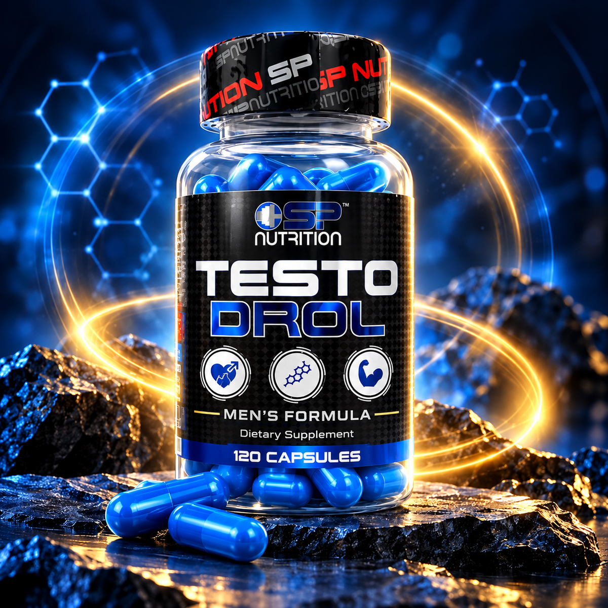 TestoDrol 120 Capsules – Advanced Men's Wellness Formula