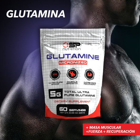 Glutamine Micronized Powder (300 Grams) Unflavored - Gluten Free & Non-GMO, 60 Servings