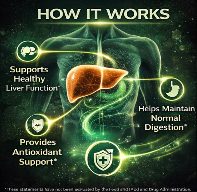 Liver Detox – Advanced Herbal & Antioxidant Liver Support, 90 Capsules