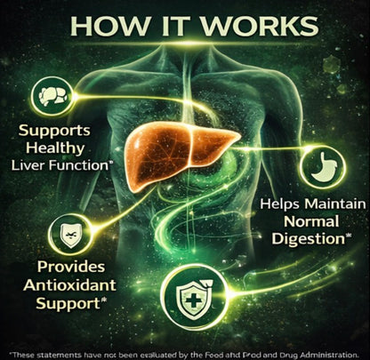 Liver Detox – Advanced Herbal & Antioxidant Liver Support, 90 Capsules