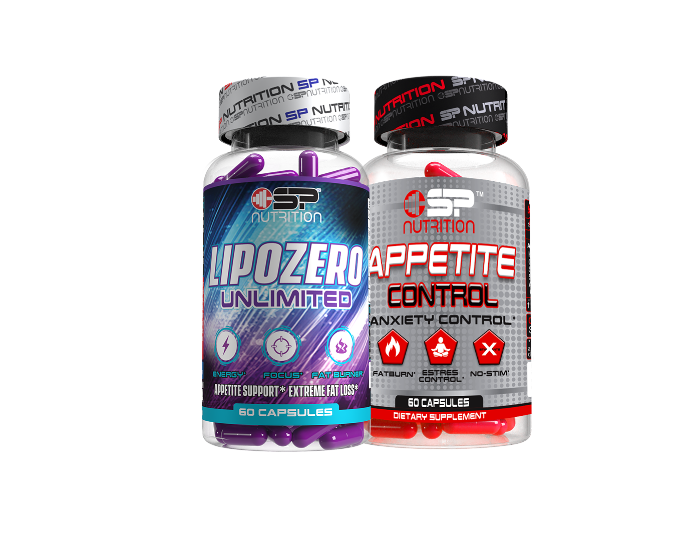 Lipozero Apettite Control + Lipozero Unlimited 60 Capsules