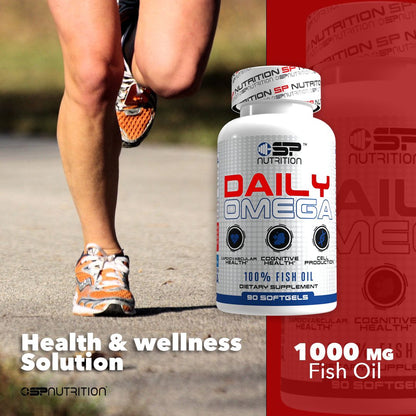 Omega 1000, 100 Softgel, Omega 3 EPA & DHA, Free Fatty Acid Form Omega 3, Instant Absorption, EPA & DHA