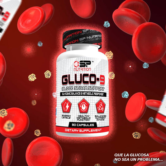 GLUCO-9 / 90 capsules, designed to help support healthy glucose absorption