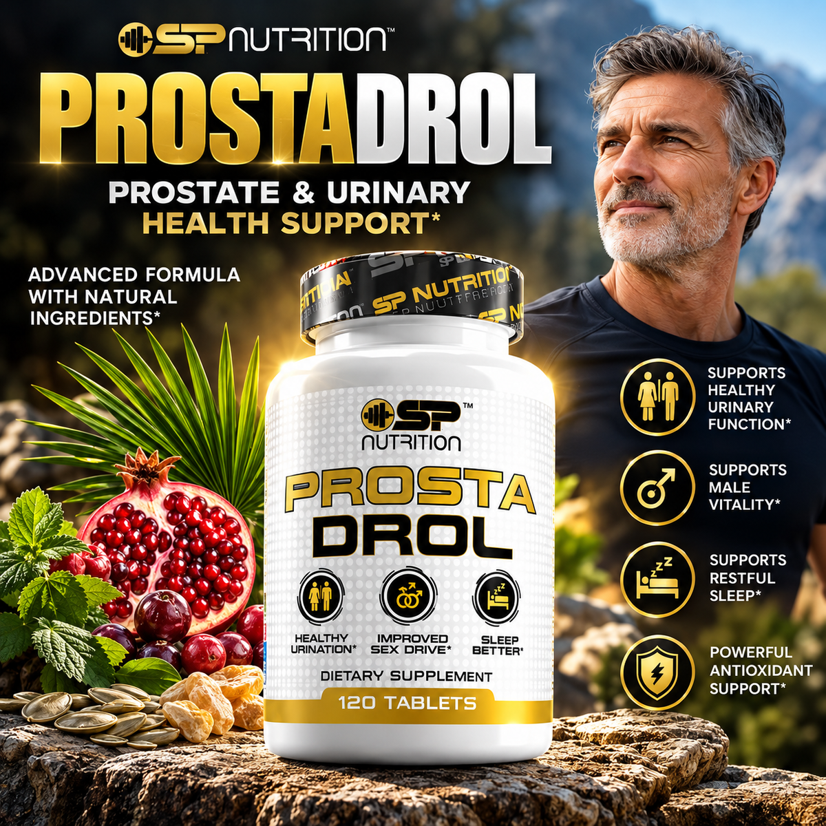 ProstaDrol – Prostate & Urinary Health Support | 120 Tablets