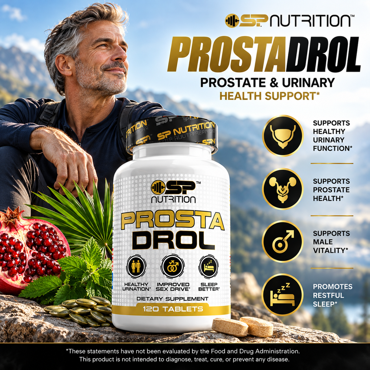 ProstaDrol – Prostate & Urinary Health Support | 120 Tablets