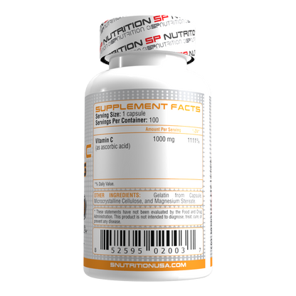 Vitamin C 1000 mg Capsules – Daily Immune Support & Antioxidant Protection