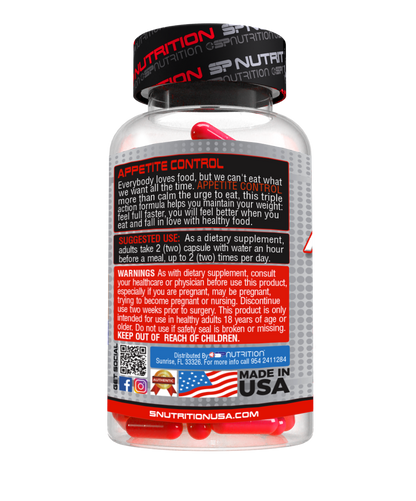 LIPOZERO APPETITE CONTROL 60 CAPSULES, Appetite suppressant for weight loss, lose weight fast for women and men.