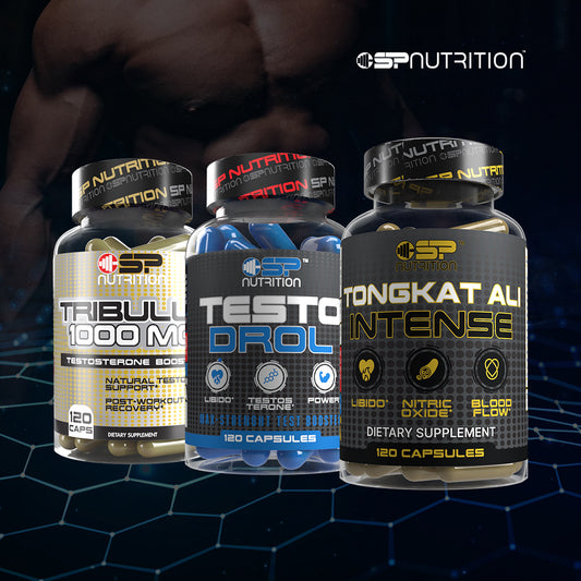 TONGKAT ALI INTENSE + TESTODROL + TRIBULUS  + OMEGA 1000 FREE