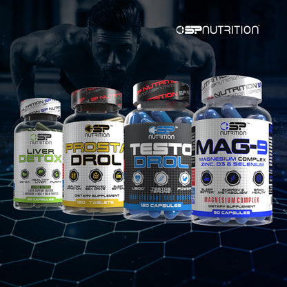 ProstaDrol + TestoDrol + MAG-9 + Liver Detox + NAD+ FREE – Complete Vitality, Prostate & Wellness System