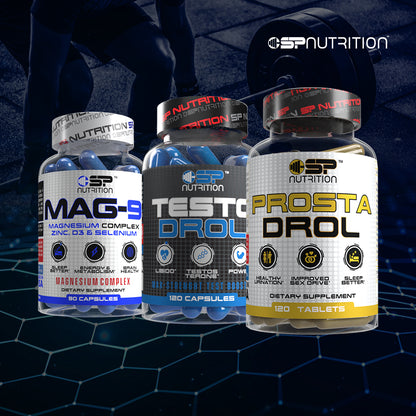 ProstaDrol + TestoDrol + MAG-9 + NAD+ FREE – Male Vitality, Prostate & Performance System