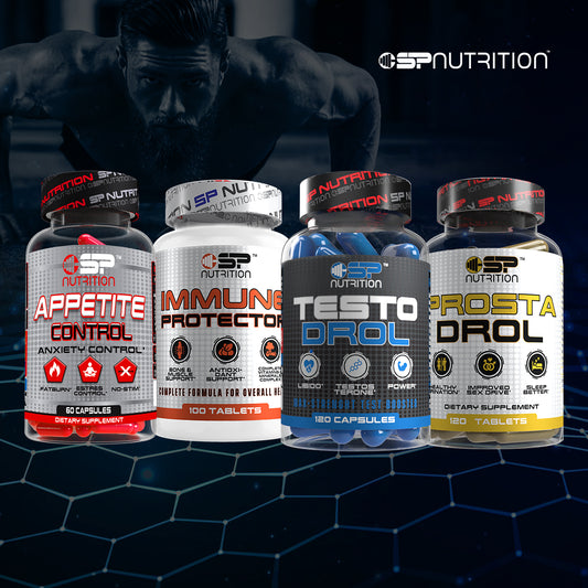 Prosta Drol + Testo Drol + Immune Protector + Lipozero Appetite Control + OMEGA 1000 FREE