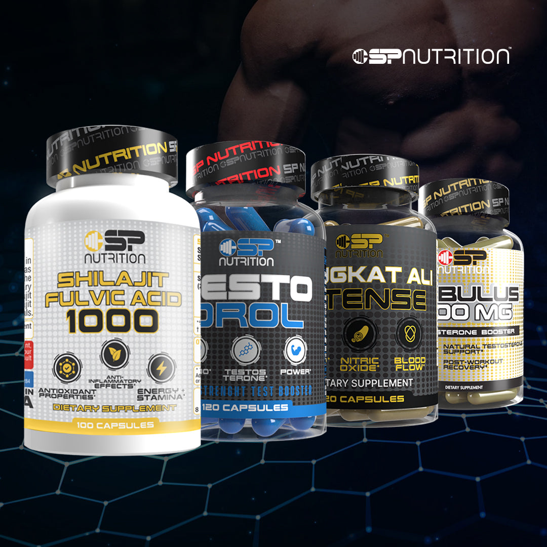 SHILAJIT FULVIC ACID 1000 + TESTODROL + TONGKAT ALI INTENSE + TRIBULUS 1000 + OMEGA 1000 FREE