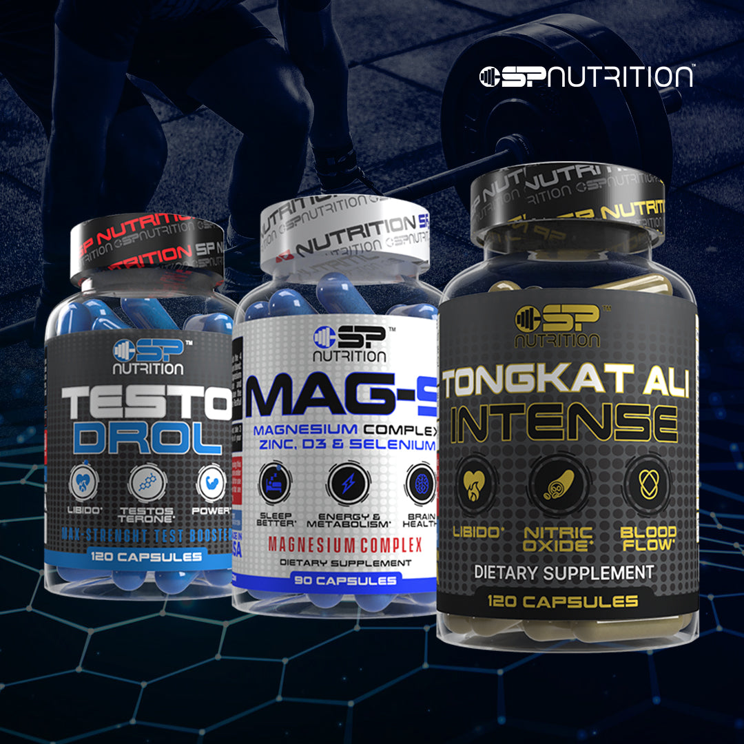 TONGKAT ALI INTENSE + MAG 9 + TESTODROL + OMEGA 1000 FREE