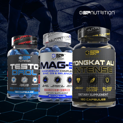 Tongkat Ali Intense + MAG-9 + TESTODROL +NAD+ FREE – Male Vitality, Strength & Performance System