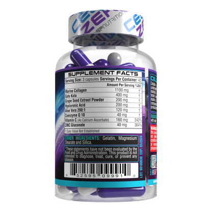 CELLUZERO 120 Capsules – Anti-Cellulite Formula for Smoother, Firmer-Looking Skin