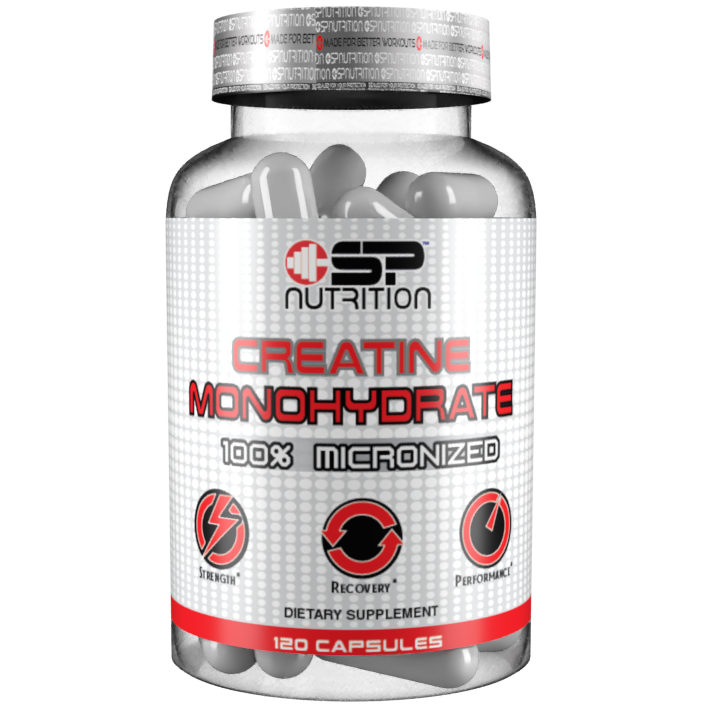CREATINE MONOHYDRATE 120 Capsules, 3500 mg Per Serving, 24 Servings, Pure Creatine Micronized - Pre Workout