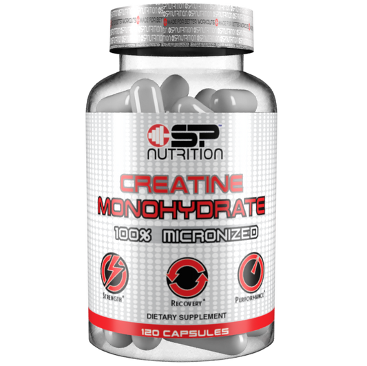CREATINE MONOHYDRATE 120 Capsules, 3500 mg Per Serving, 24 Servings, Pure Creatine Micronized - Pre Workout