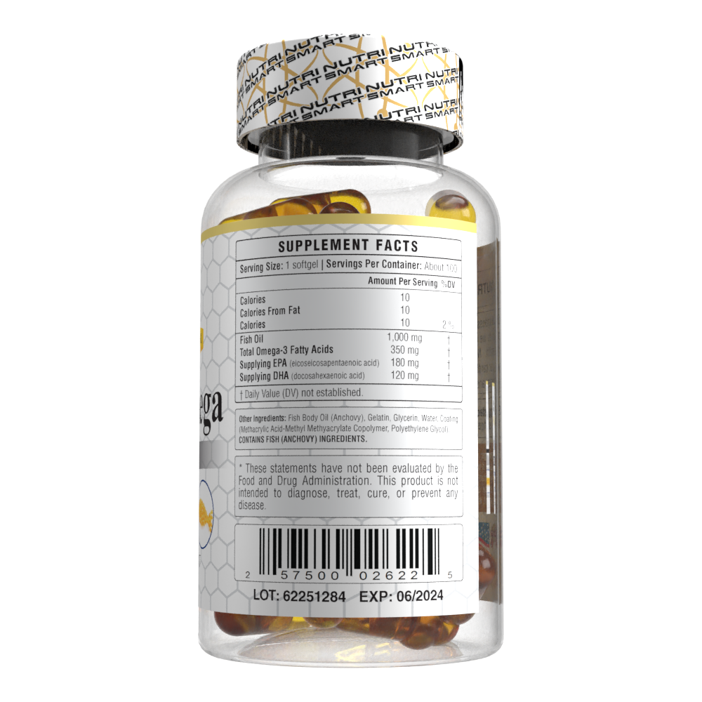 Daily Omega 90 Softgel Omega 3 EPA DHA Free Fatty Acid Form Omega 3 Instant Absorption EPA DHA