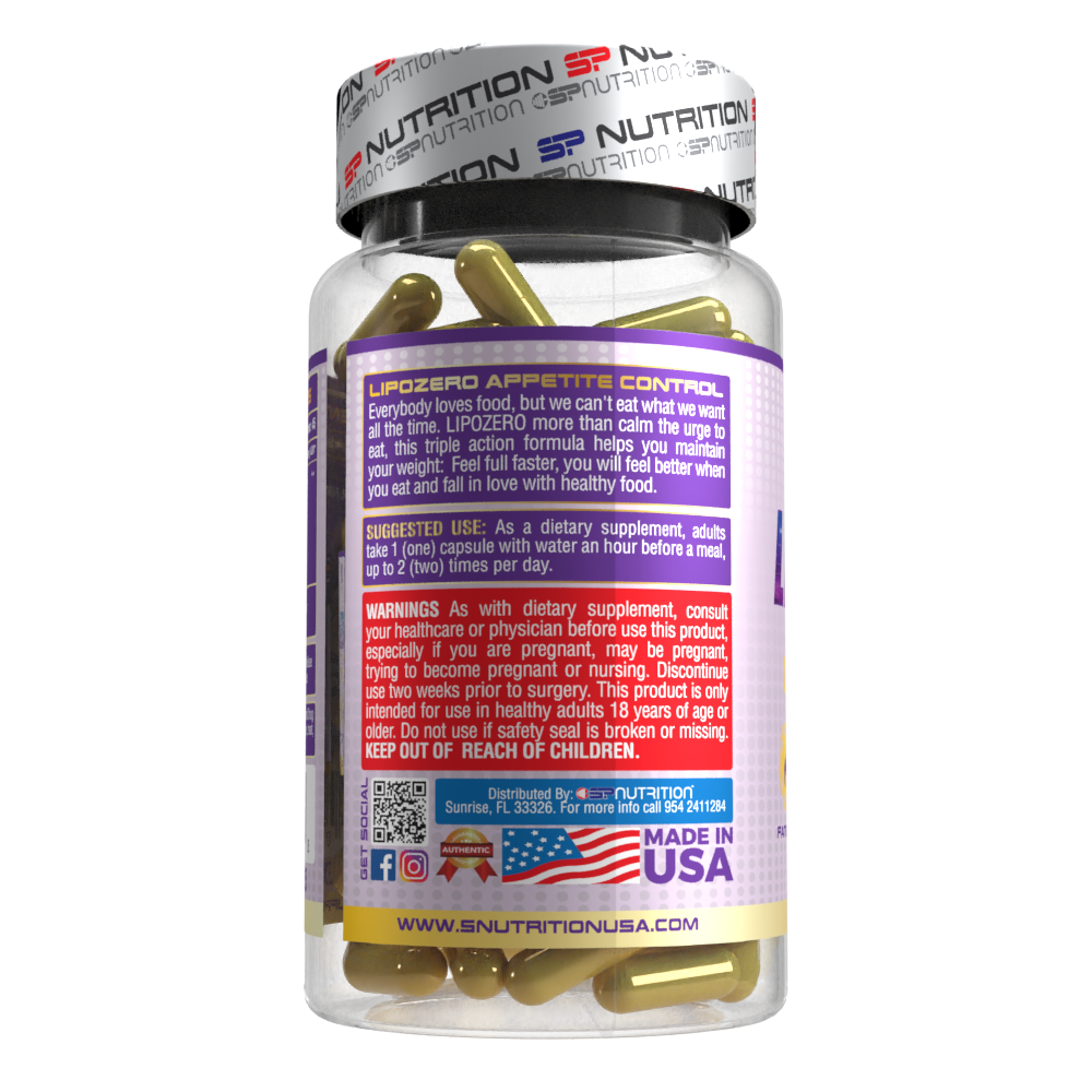 Lipozero Apettite Control + Lipozero Unlimited 60 Capsules