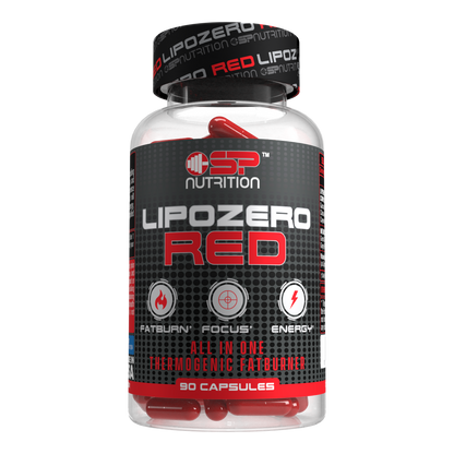 LIPOZERO RED Extreme Potency, Powerful Weight Loss Supplement, Appetite Suppressant, Energy Fat Burner Diet Pills, 90 Capsules