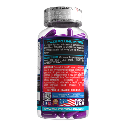 LIPOZERO UNLIMITED, Weight Loss Supplement Pills, Metabolism Booster & Energy Supplements