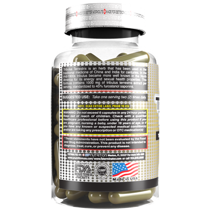 TRIBULUS TERRESTRIS Extract 1000 mg – Male Vitality & Performance Support, 120 Capsules (60 Servings)