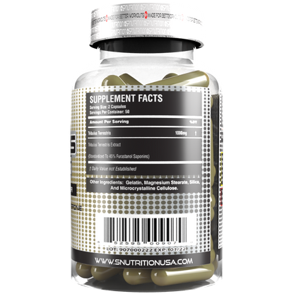 TRIBULUS TERRESTRIS Extract 1000 mg – Male Vitality & Performance Support, 120 Capsules (60 Servings)